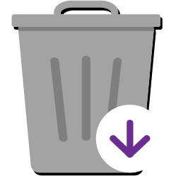 trashcan icon