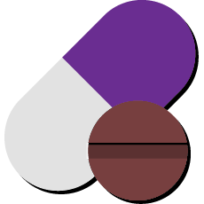 pill and tablet medication icon